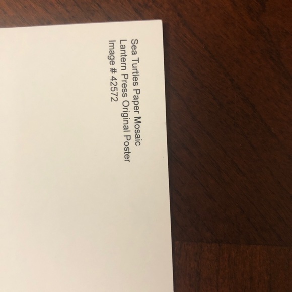 Lantern Press, Sea Turtles, Paper Mosaic, Postcard - Picture 3 of 3